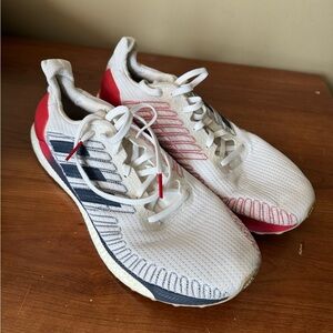 Adidas Solar Boost 19 “Cloud White / Tech Indigo / Scarlet”